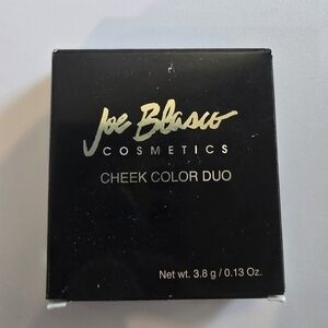 Joe Blasco Cheek Color Duo Highly pigmented cheek colors in rose and bronze NIB